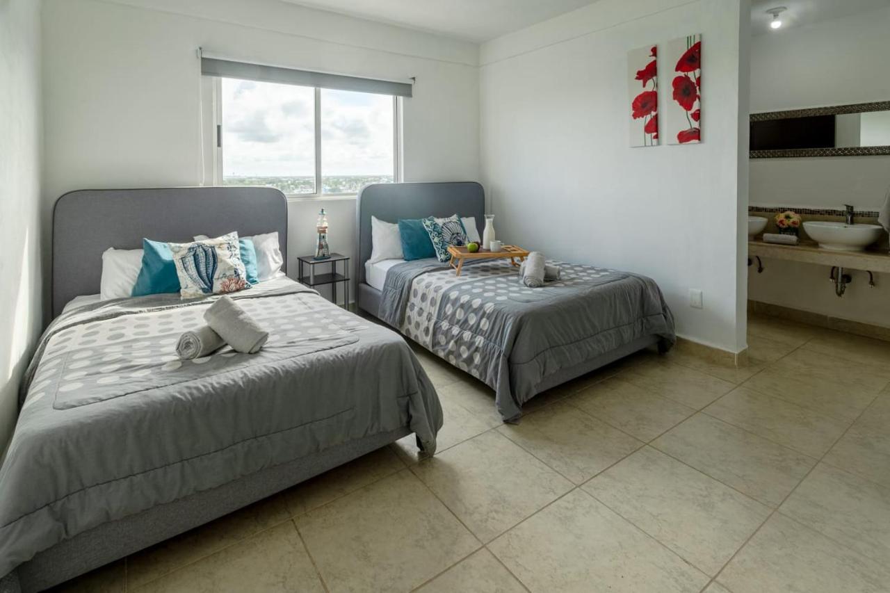 Exclusive Building 6 People 3 Cable Televisions 2 Swimming Pools Balcony, Villa Cancun Exterior photo